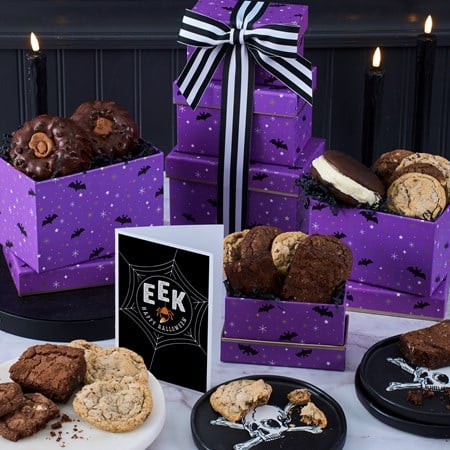 Seasonal Baked Goods Gift Tower