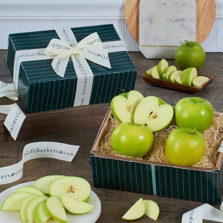 Tart and Crisp Green Apples Fruit Gift Box