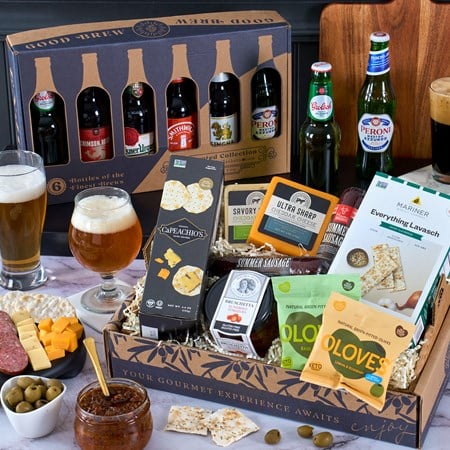 Around the World Beer Gift Box 6 Beers