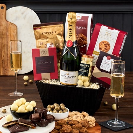 Champagne & Truffles Gift Basket - Moët & Chandon Imperial Brut
