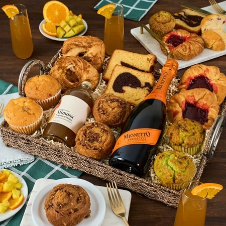 Champagne and Breakfast Basket