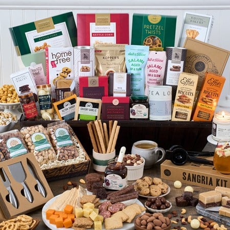 Charcuterie and Snacks Extravaganza Basket