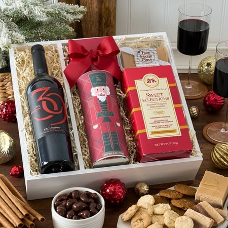 Classic Red Wine and Chocolate Gift