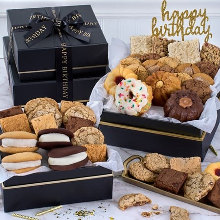 Happy Birthday Bakery Gift Tower Premium