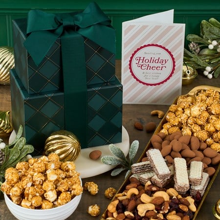 Happy Holidays Snack Gift Box