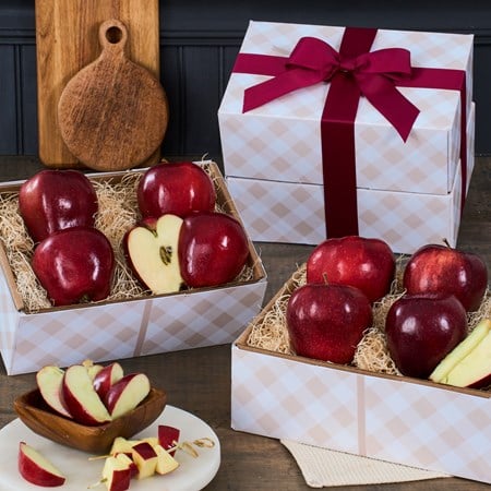 Harvest Red Apples Fruit Gift Tower