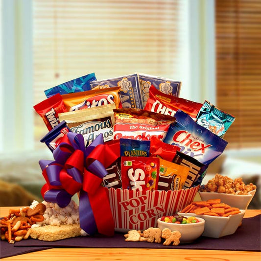 Ultimate Movie Lovers Gift Basket w/ RedBox & Domino's Gift Card